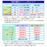 用紙・オプション加工のご説明