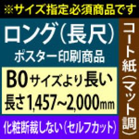 【B0ロング】1種類を1枚印刷（セルフカット）