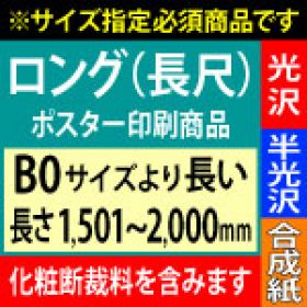 【B0ロング】1種類を1枚印刷・カット